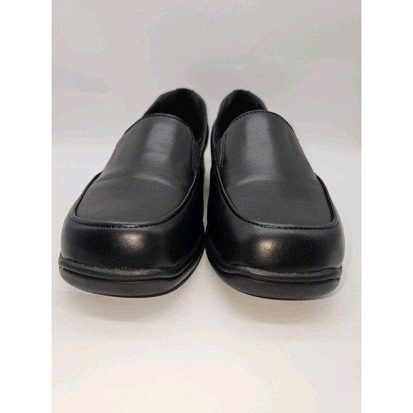 SafeTStep Black Non-Slip Work Shoes Women's 9M Loafers Uniform - Picture 10 of 10